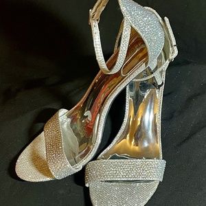 Pierre Dumas  - Sz 6.5M - Sparkly Ankle Strap Sandals